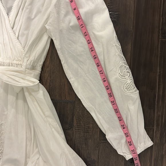 River Island White Long Sleeve Dress - Picture 5 of 9